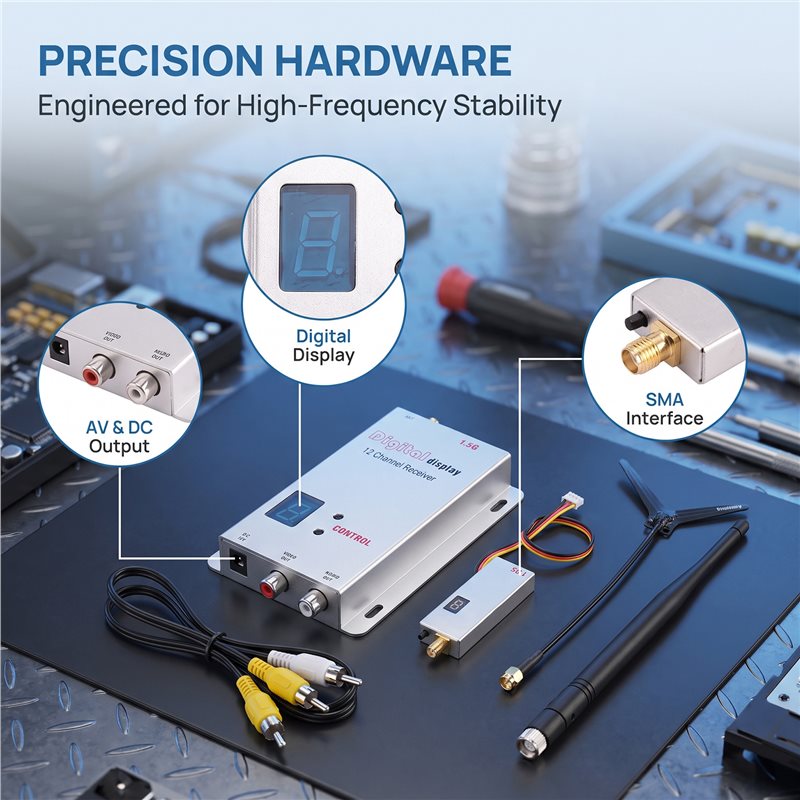 WOTT-12CH 2000Mw For FPV Video - Drone Kit Fpv recension och pris